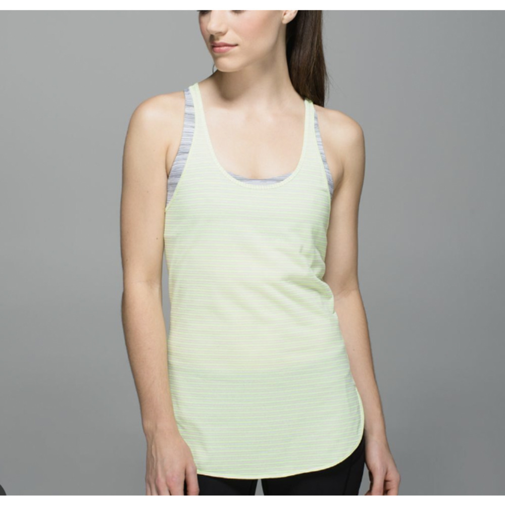 Lululemon What the Sport Mint Green Tank Top